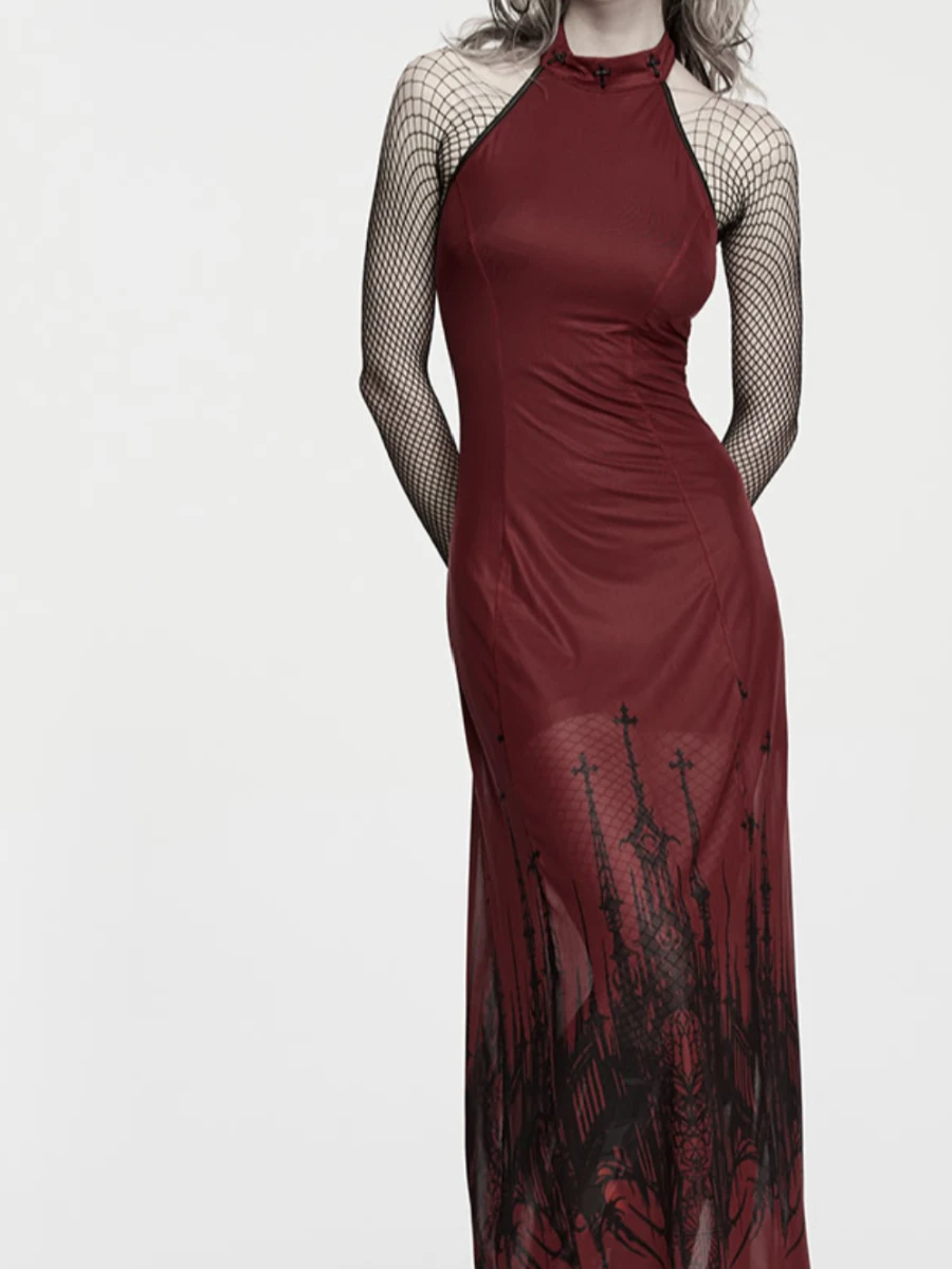 Vestido mesh catedral