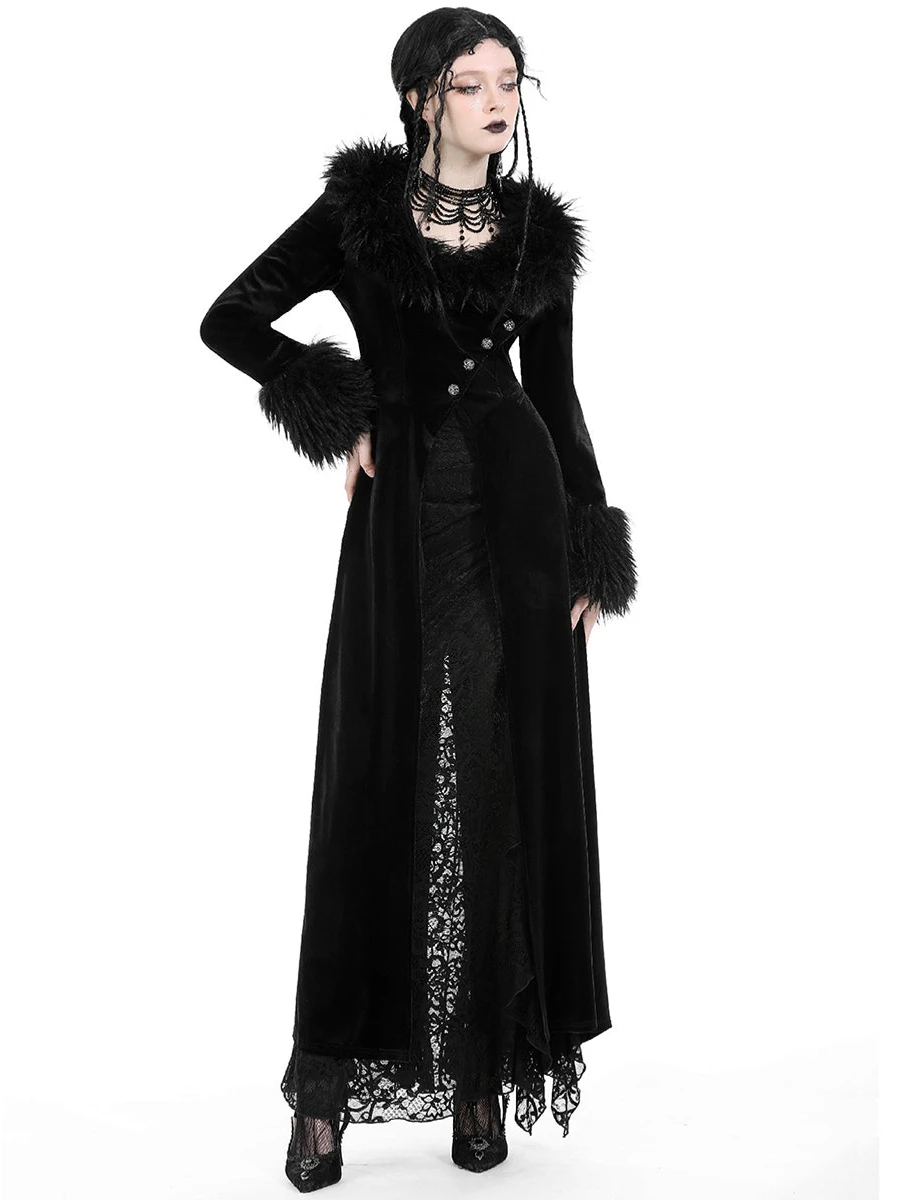 Velvet princess coat