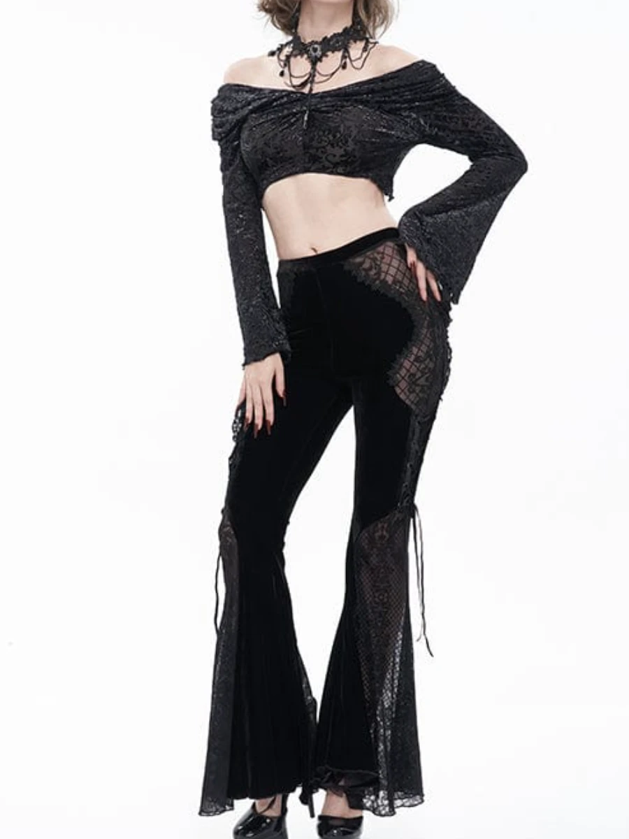 Pantalones Leggins goth velvet