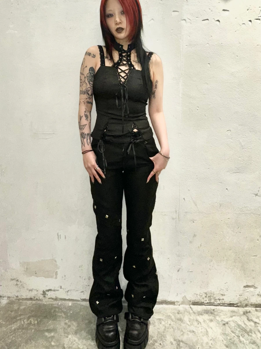 Pantalones largos flare