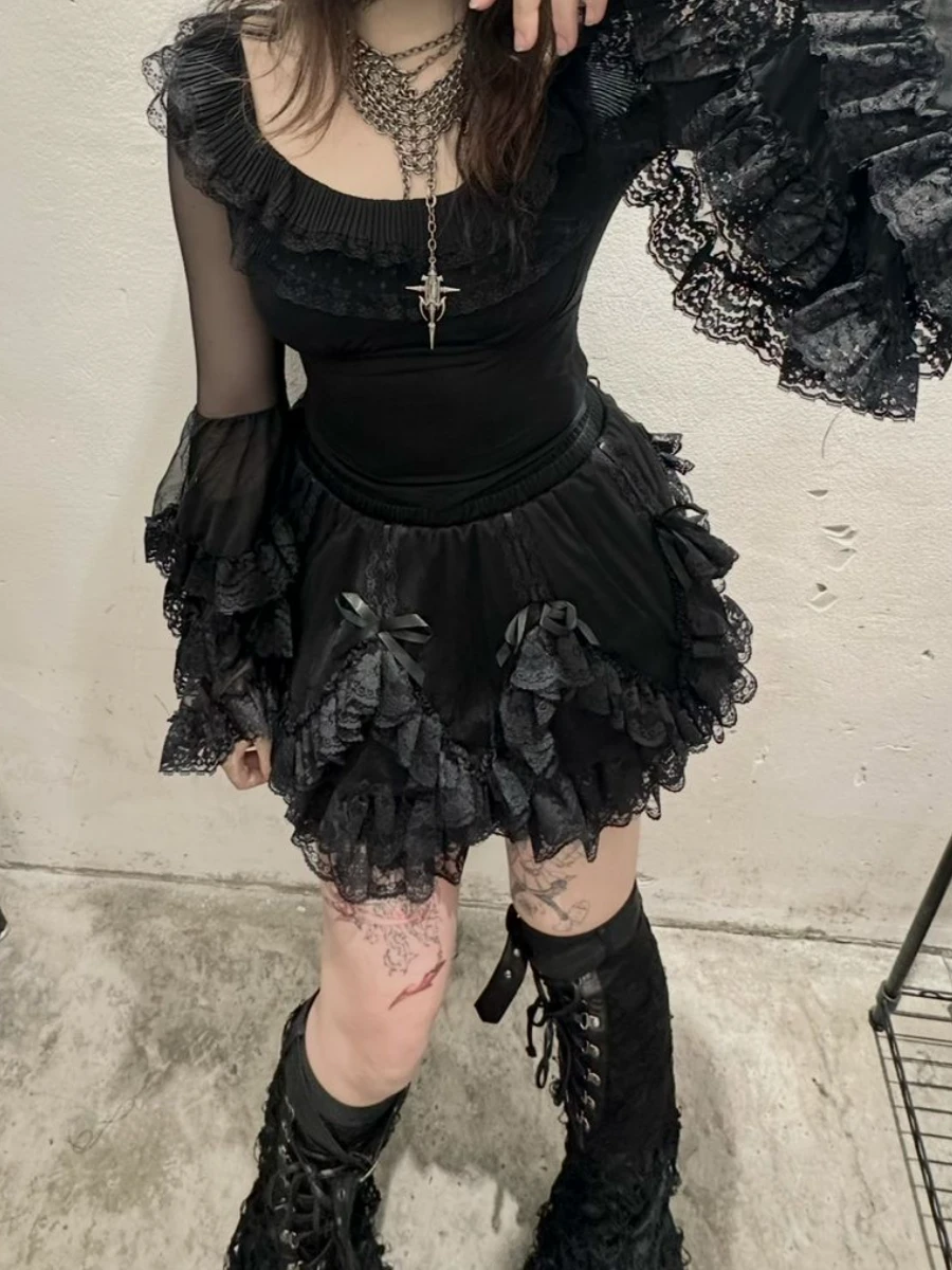 Falda vaporosa estilo lolita