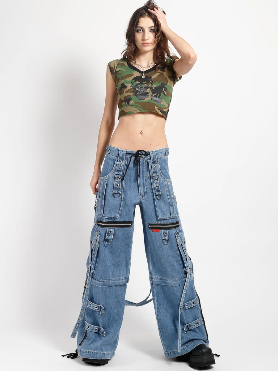Pantalones trippnyc x strap azules
