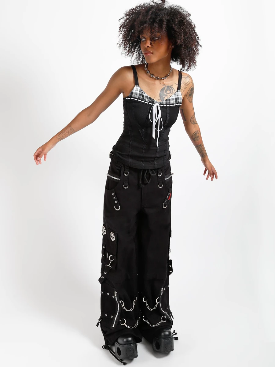 Pantalones trippnyc calaveras y tiras